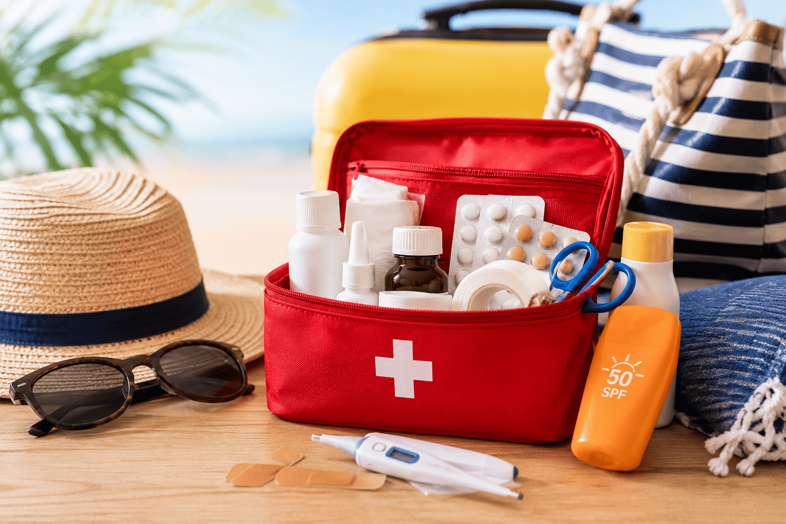 Botiquín básico para vacaciones: ¿qué no debe faltar?